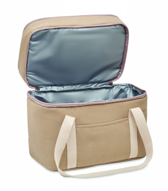 Logo trade promotional merchandise image of: Cooler bag canvas 320 gr/m²