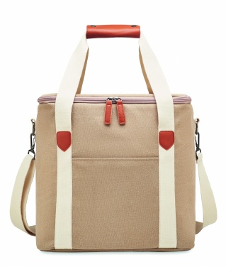 Logo trade promotional items image of: Large cooler bag canvas 450gr/m