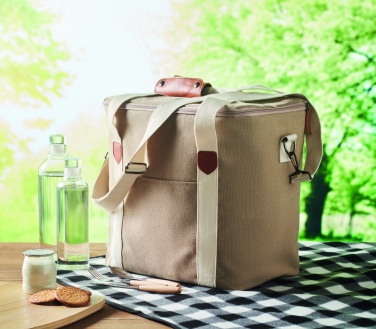 Logotrade business gift image of: Large cooler bag canvas 450gr/m