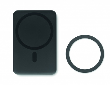 Logo trade advertising product photo of: Magnetic wireless charger 15W powerbank 5000 mAh