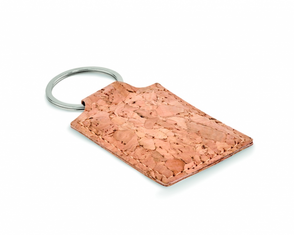 Logotrade promotional items photo of: Rectangular cork key ring Imatra