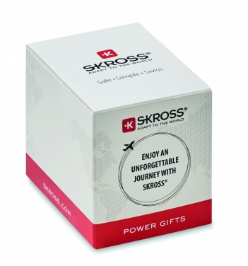 Logo trade promotional giveaways image of: Skross Euro USB Charger (AC)