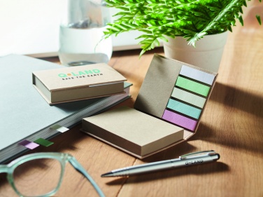 Logo trade promotional merchandise picture of: Recycled memo pad set