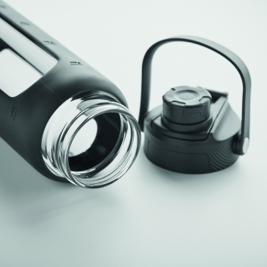 Logo trade promotional products picture of: Glass bottle with sleeve 750 ml