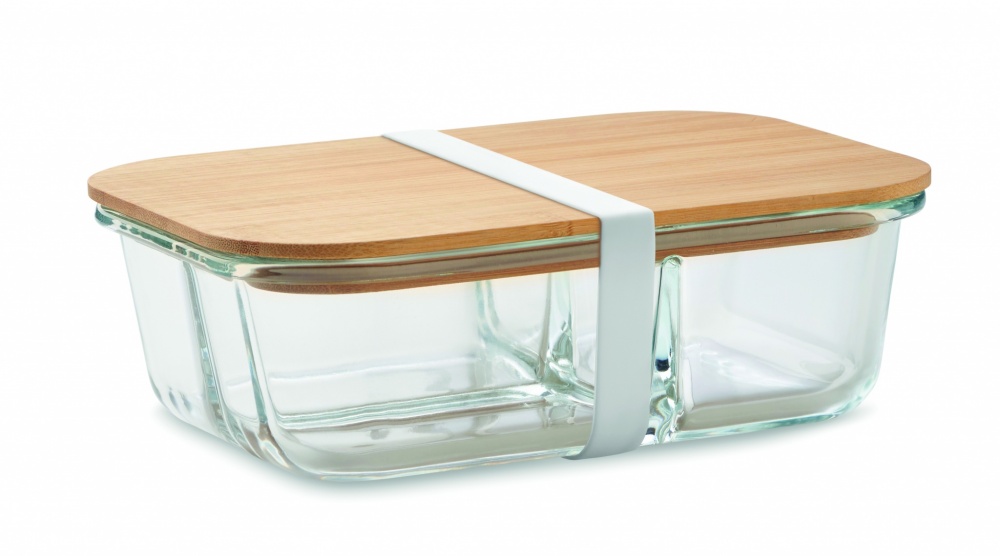 Logotrade promotional giveaway picture of: Glass lunch box with bamboo lid
