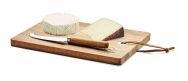 Logotrade promotional product image of: Acacia wood cheese board set Hannover