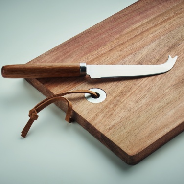 Logo trade promotional products picture of: Acacia wood cheese board set Hannover