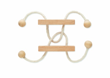 Logotrade promotional merchandise picture of: Wooden brain teaser rectangle