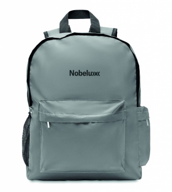 Logo trade promotional merchandise picture of: High reflective backpack 190T