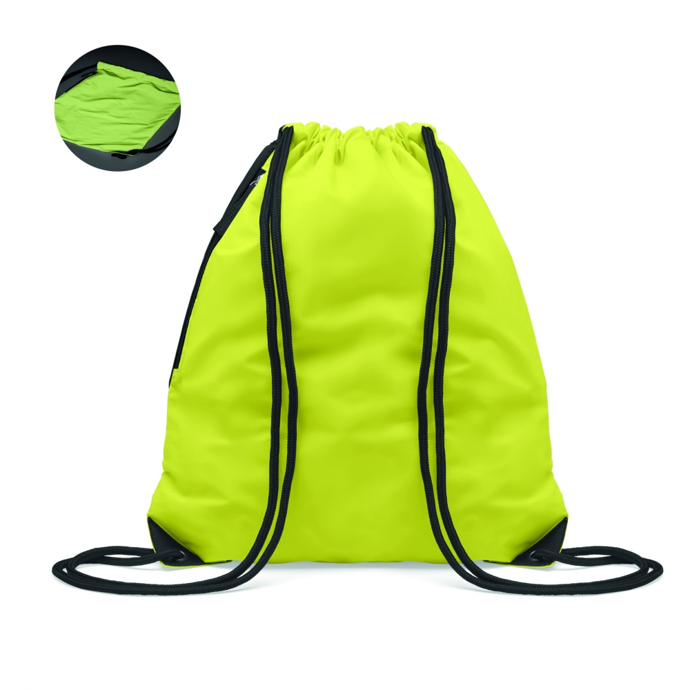 Logo trade corporate gifts picture of: Brightning drawstring bag