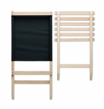 Logotrade promotional item picture of: Foldable wooden beach chair