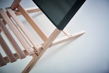 Logotrade advertising products photo of: Foldable wooden beach chair