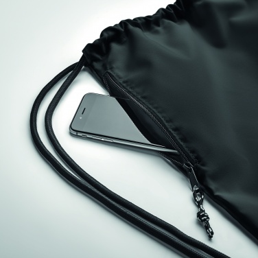 Logotrade advertising products photo of: Large drawstring bag 300D RPET