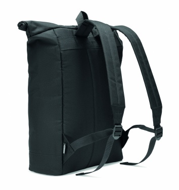 Logo trade promotional merchandise picture of: 600D RPET rolltop backpack