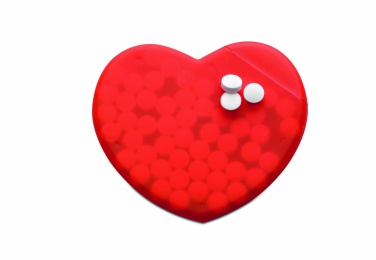 Logotrade promotional item picture of: Heart shape peppermint box