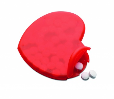 Logo trade corporate gift photo of: Heart shape peppermint box
