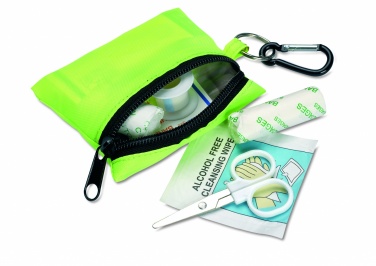 Logo trade promotional gift photo of: First aid kit w/ carabiner