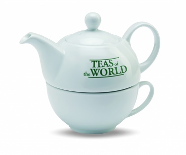 Logo trade promotional item photo of: Teapot and cup set 400 ml