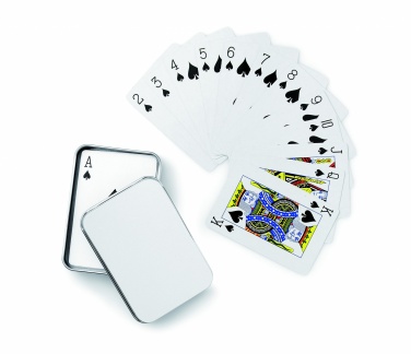 Logotrade promotional items photo of: Playing cards in tin box