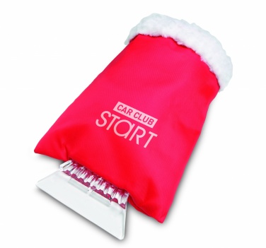 Logo trade promotional items image of: Car ice scraper w/ mitten