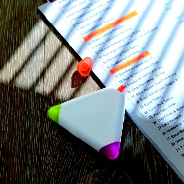 Logo trade corporate gifts picture of: Triangular highlighter