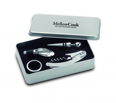 Logo trade promotional product photo of: Wine  set in tin box