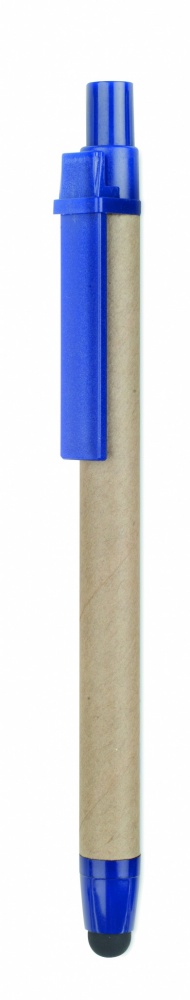 Logo trade promotional giveaways image of: Recycled carton stylus pen