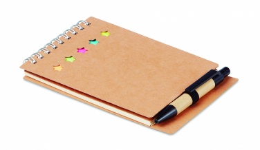 Logotrade promotional item image of: Notepad with pen and memo pad