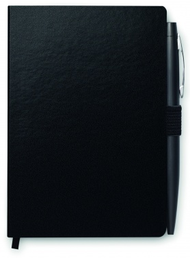 Logotrade corporate gift picture of: A6 notebook with pen 72 lined