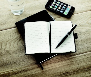 Logotrade promotional merchandise image of: A6 notebook with pen 72 lined