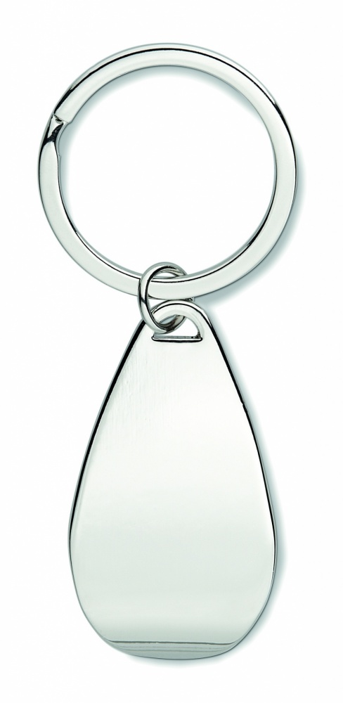 Logo trade corporate gifts image of: Bottle opener key ring Tornio