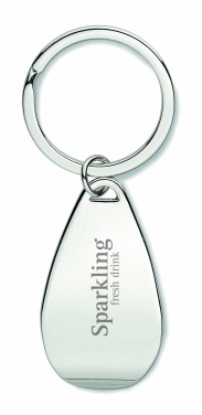 Logotrade promotional gift image of: Bottle opener key ring Tornio
