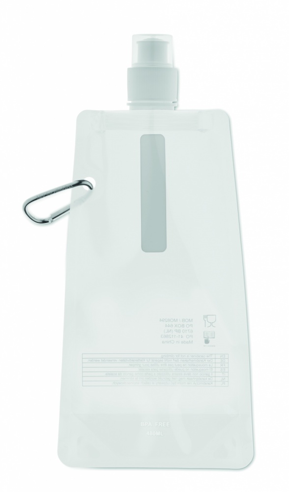 Logo trade promotional gift photo of: Foldable water bottle