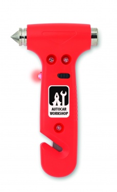 Logo trade promotional merchandise picture of: 3 in 1 Emergency hammer