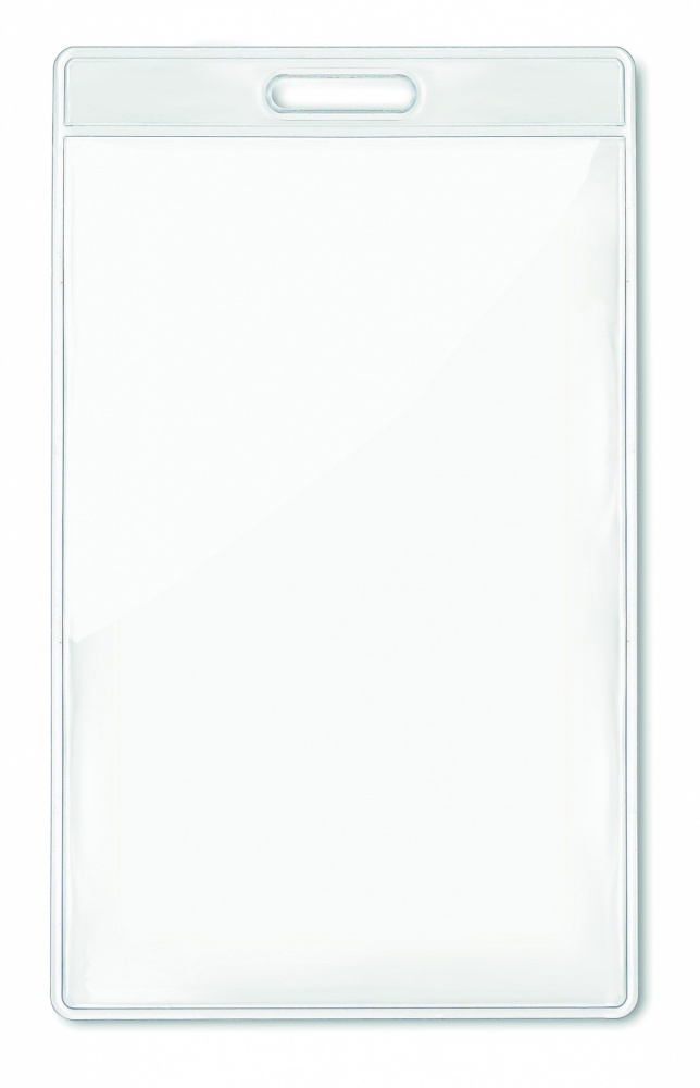 Logo trade promotional gifts picture of: Transparent badge 7.5cmx12.5cm