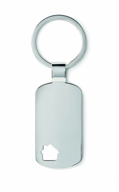 Logotrade promotional merchandise picture of: Key ring with house detail Jelgava
