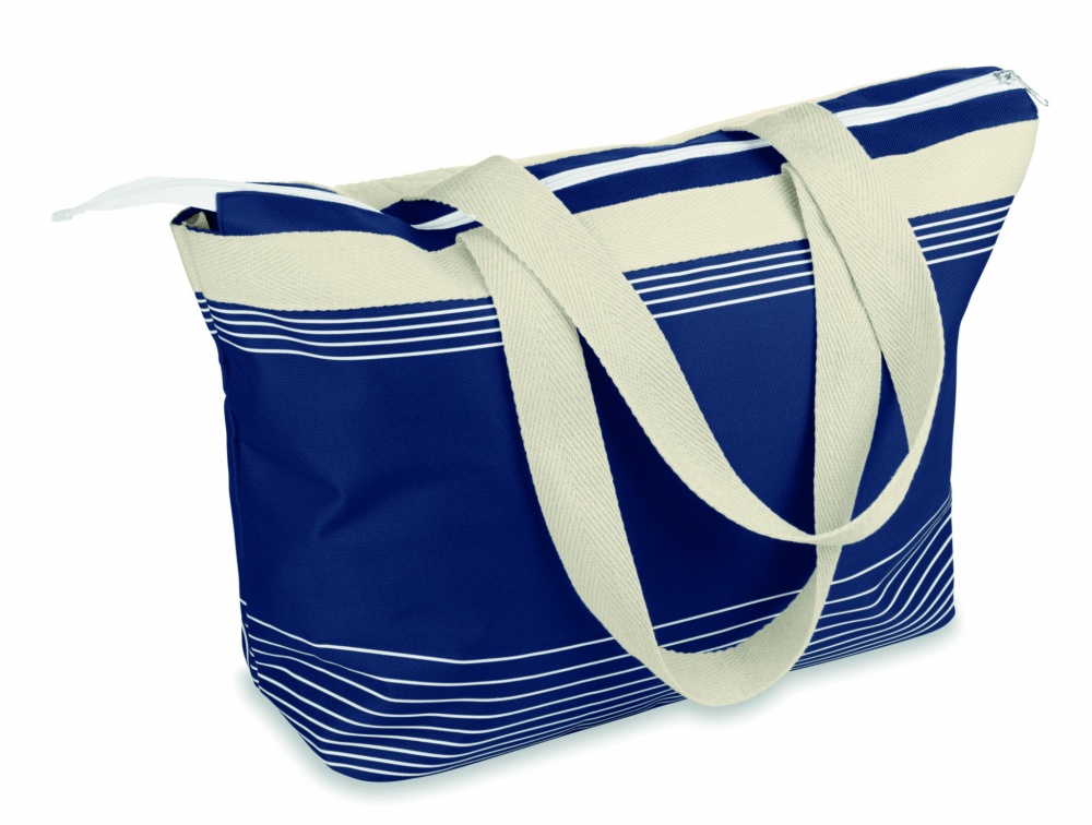 Logo trade promotional giveaways image of: Beach bag combi 600D/canvas