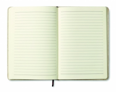 Logo trade promotional merchandise image of: A5 canvas notebook