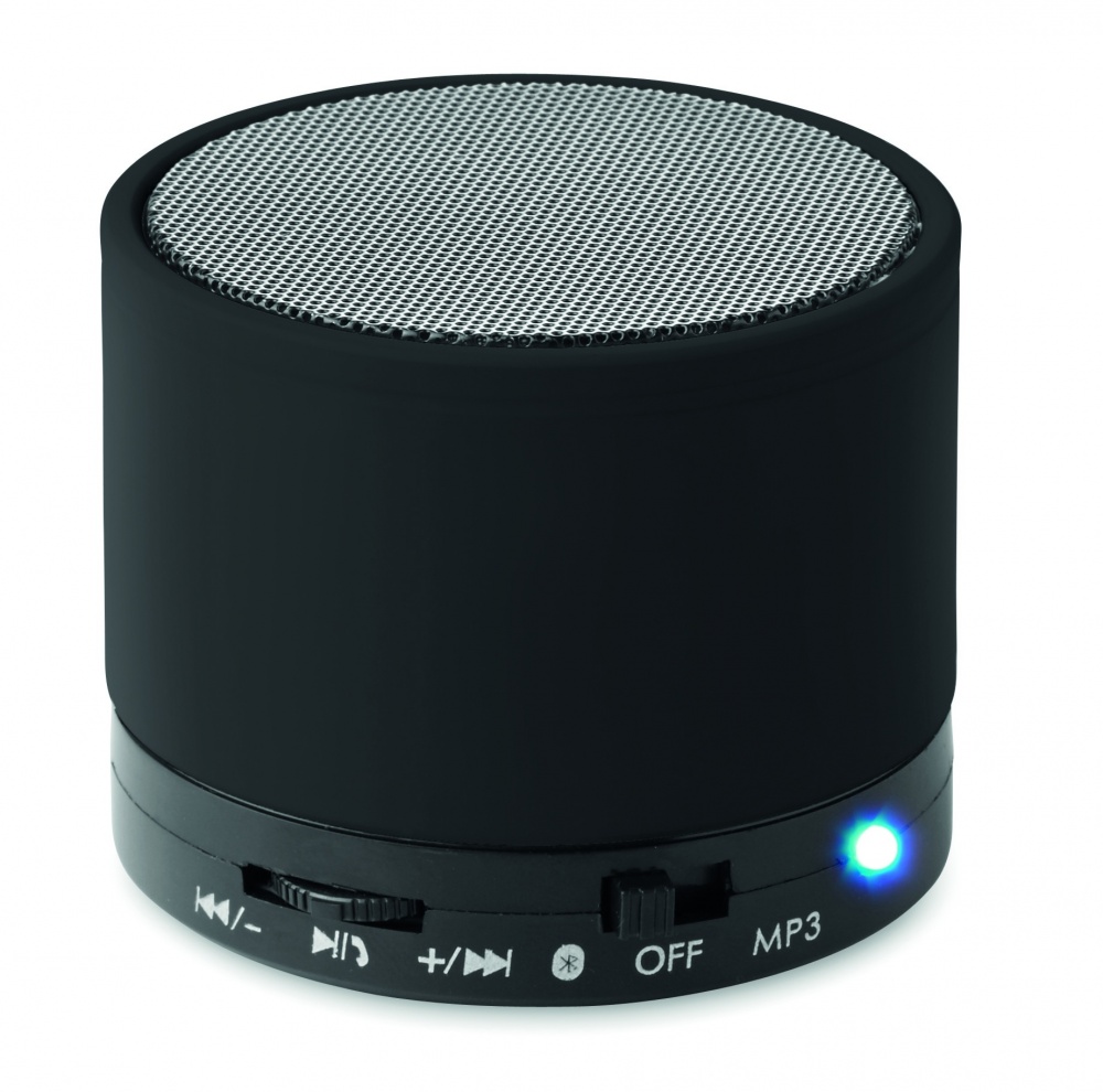 Logotrade promotional item picture of: Round wireless speaker