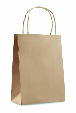 Logo trade business gift photo of: Gift paper bag small 150 gr/m²