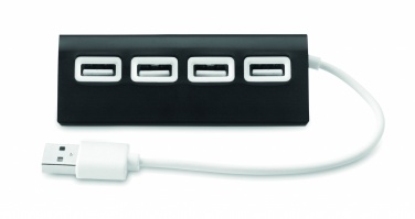 Logo trade advertising products picture of: 4 port USB hub