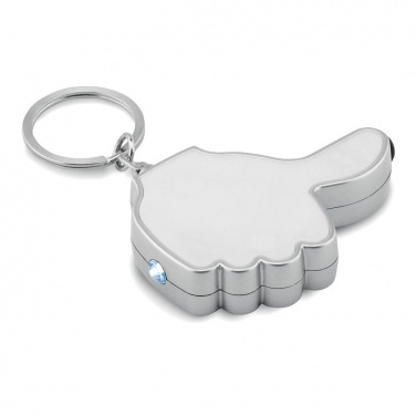 Logotrade promotional products photo of: Thumbs up led light w/key ring Valmiera