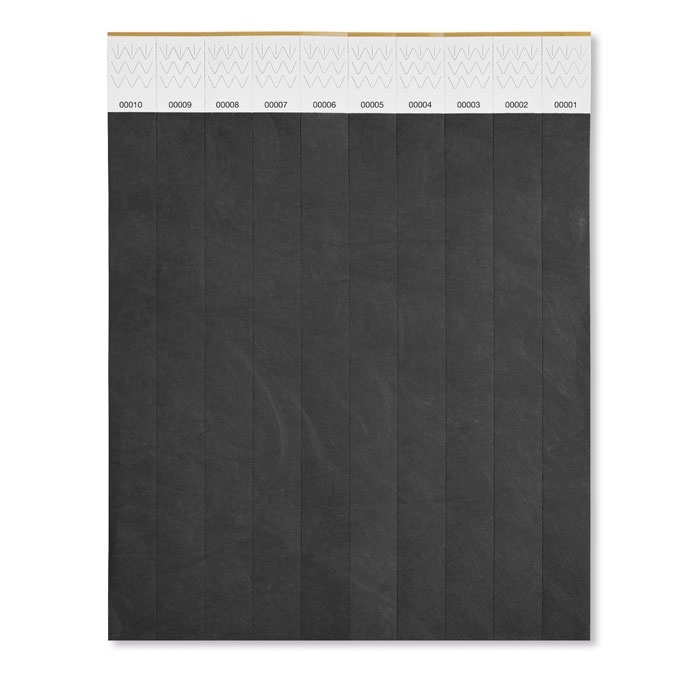 Logo trade corporate gifts image of: One sheet of 10 wristbands