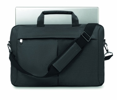 Logo trade corporate gifts image of: Laptopbag in 360D polyester