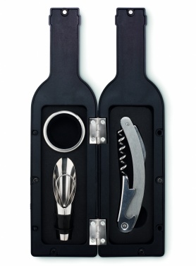 Logotrade promotional product picture of: Bottle shape wine set
