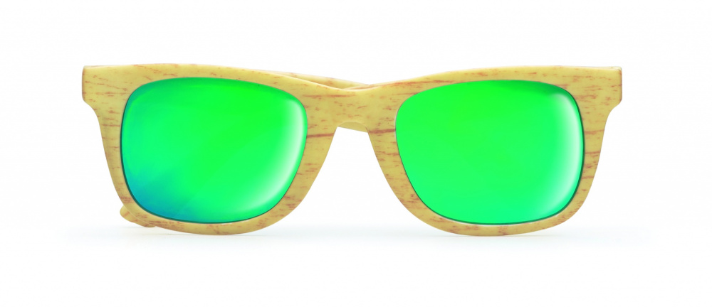 Logotrade corporate gift picture of: Wooden look sunglasses MAARDU