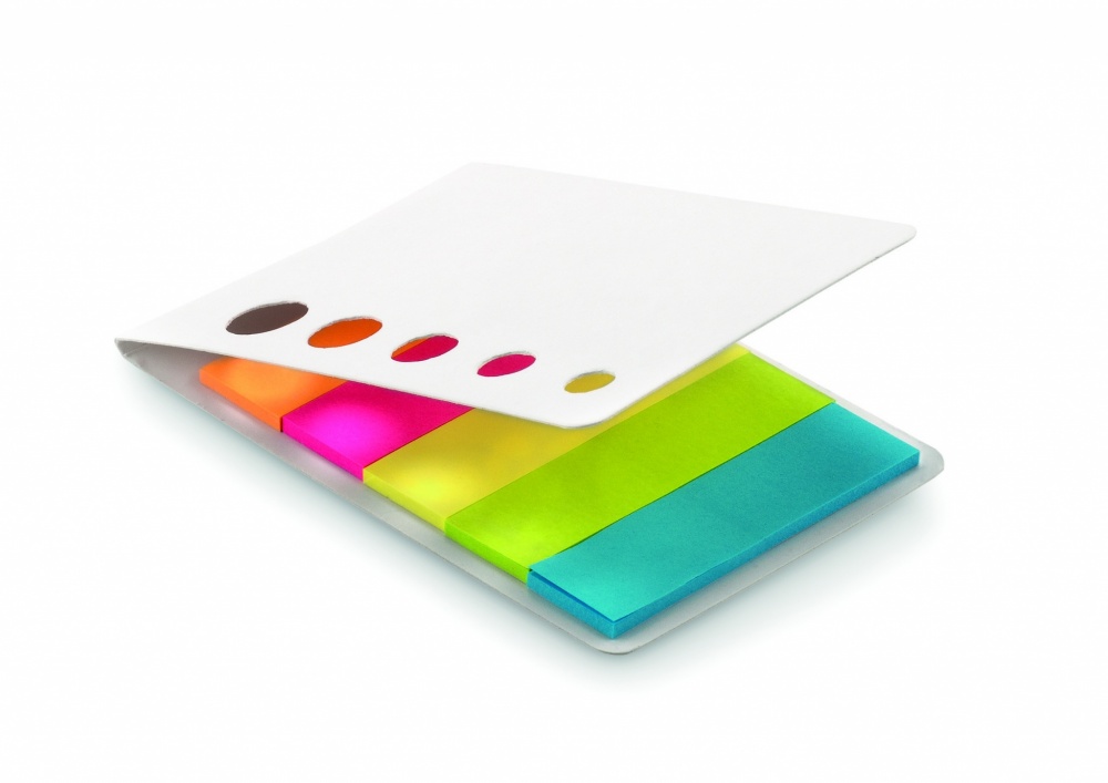 Logo trade promotional items image of: Page markers pad