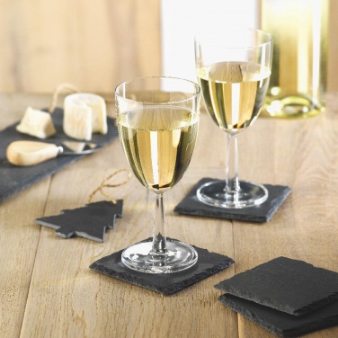 Logo trade promotional products picture of: Slate coasters with EVA bottom