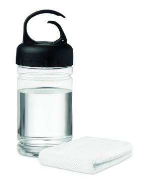 Logo trade promotional product photo of: Cooling towel in PET bottle
