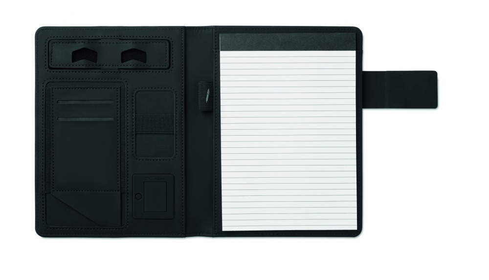 Logotrade corporate gift picture of: A5 folder with power bank